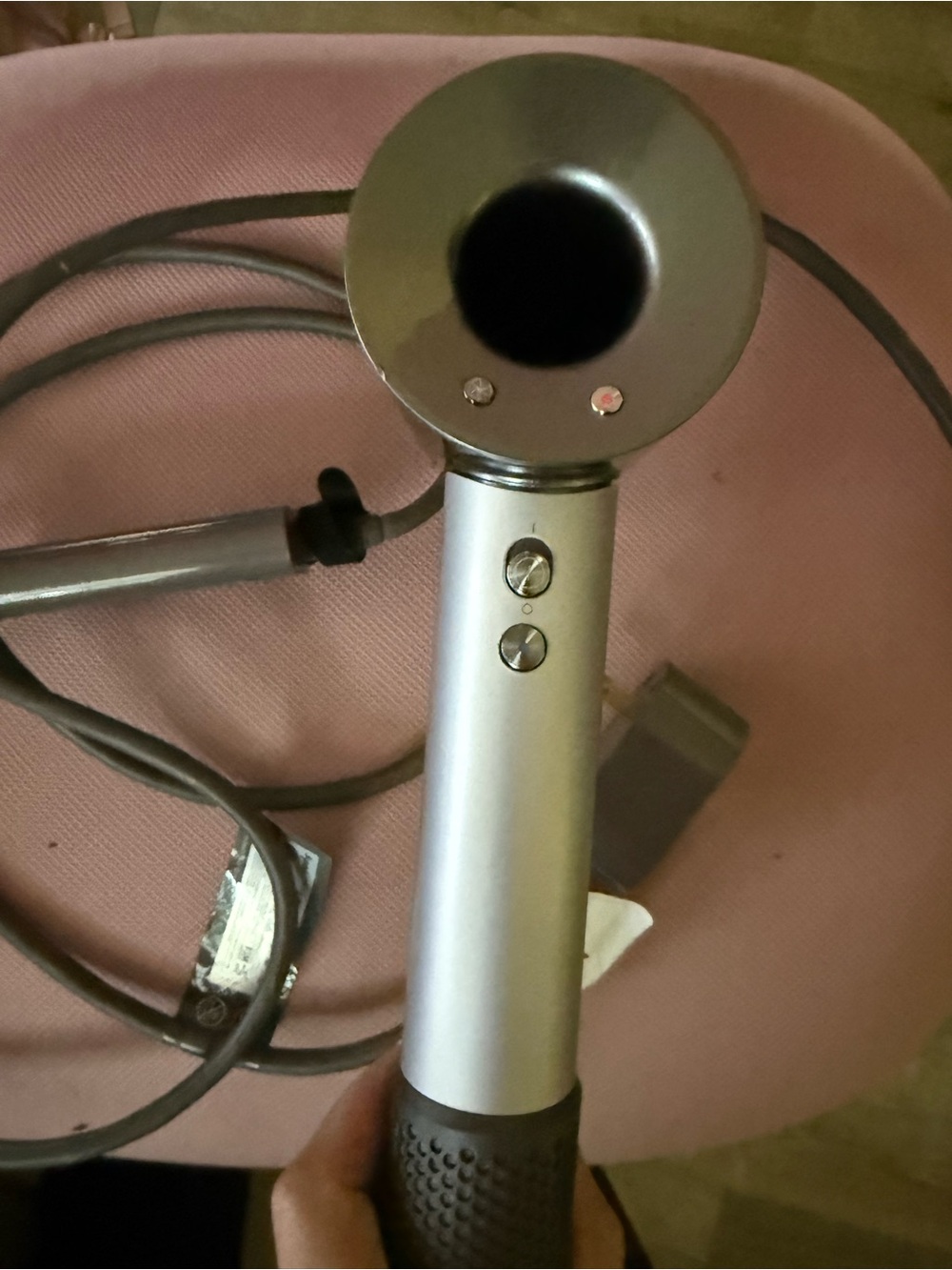 Dyson Silver and Black Supersonic-Style Hair Dryer